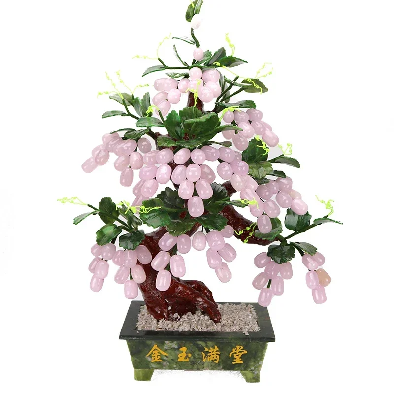 Art Craft Tree - Steinornament Traubenbaum Zhaocai Wohnaccessoires Kunst und