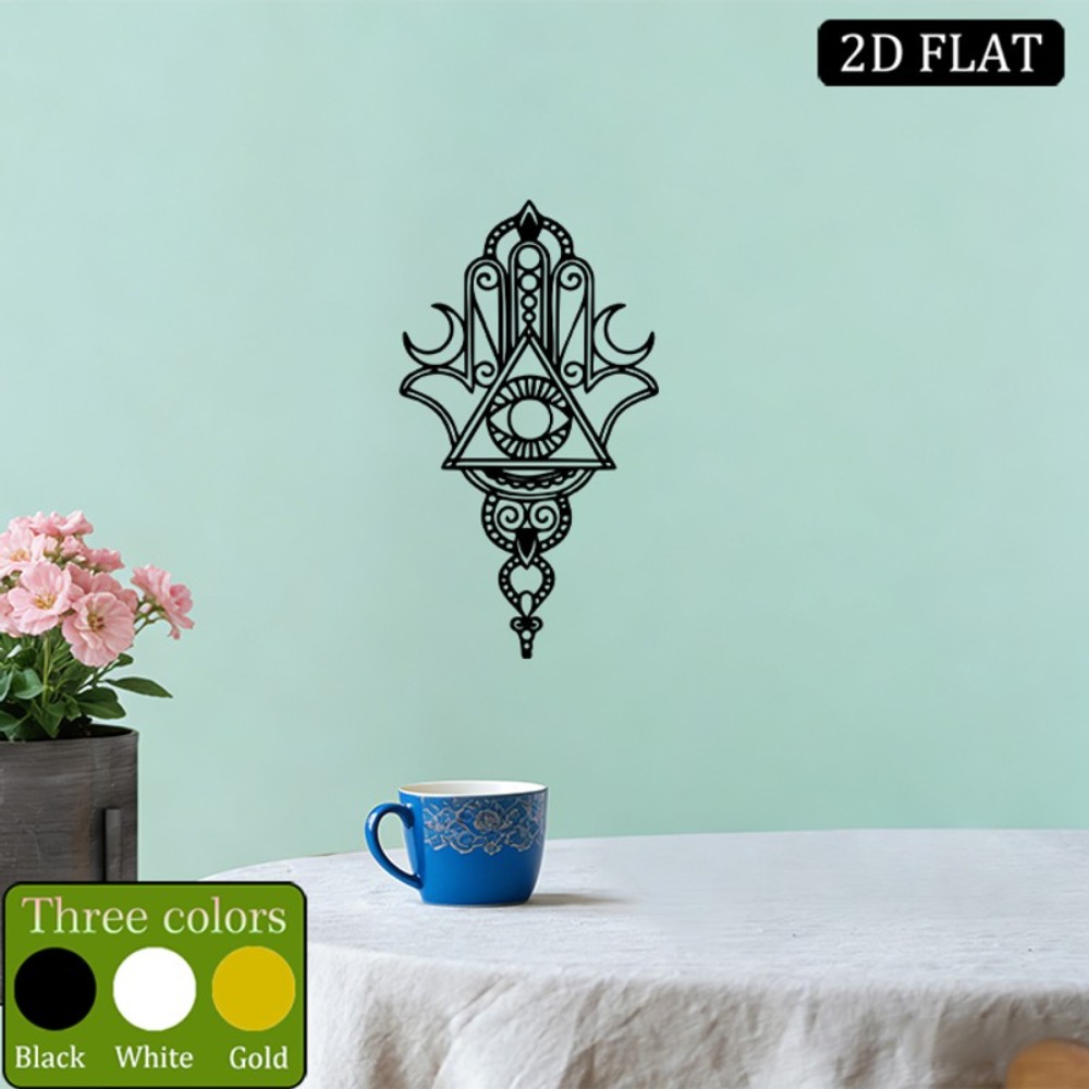 Art & Craft Kids Toys - CIFBUY Eisen-Wandkunst Hamsa Böses Auge Metallskulptur