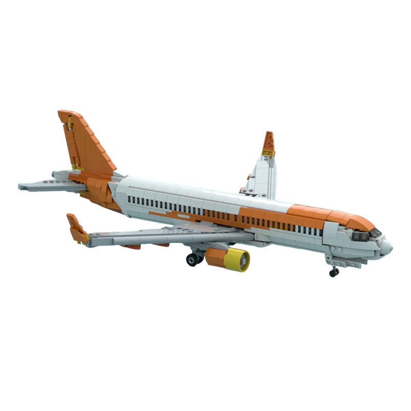 Art Craft Idea - 1100 Stück MOC Easy Jet Airbuss