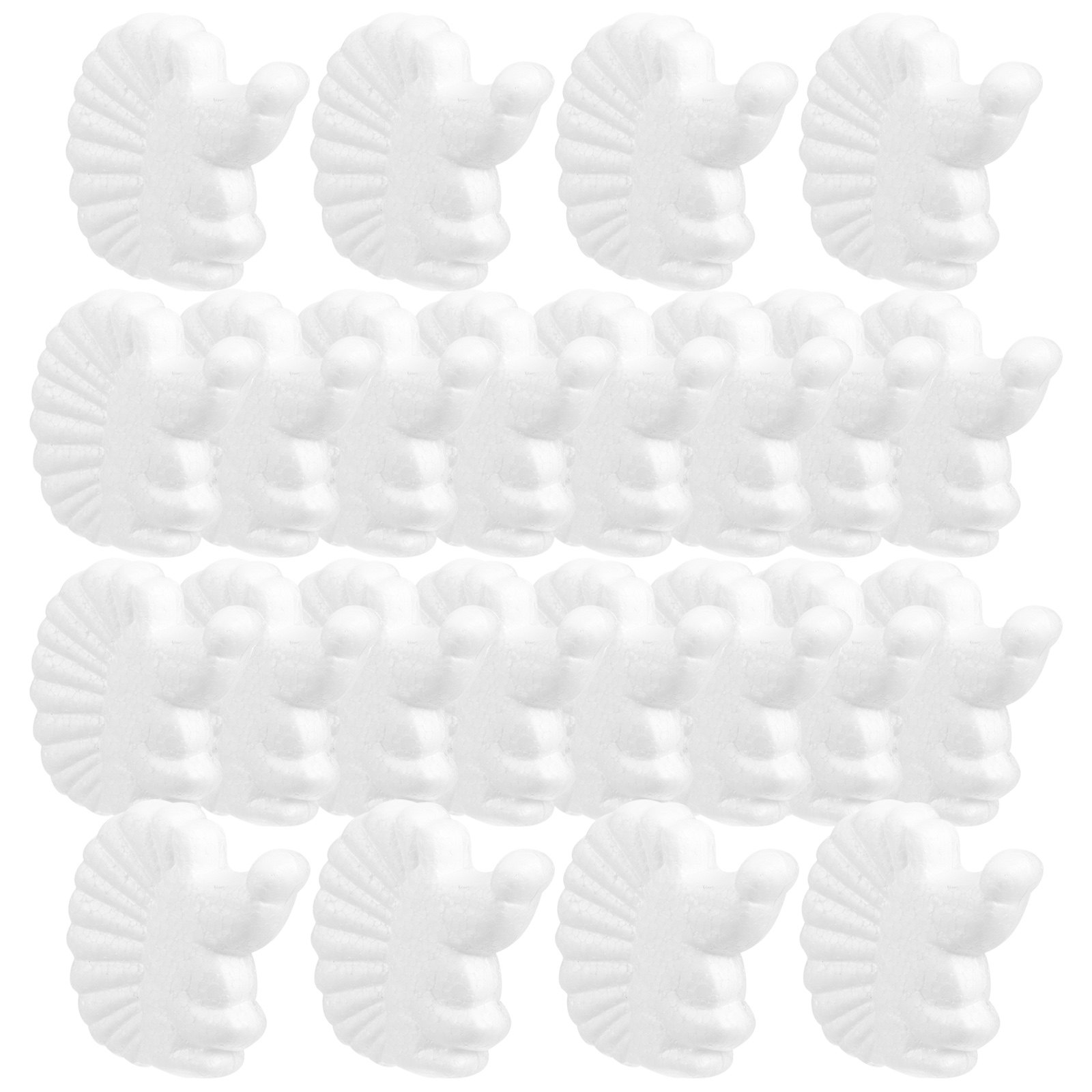 Art Craft Kids - 50 Stück Leere Schaumstoff-Igel-Figuren für Bastelarbeiten,