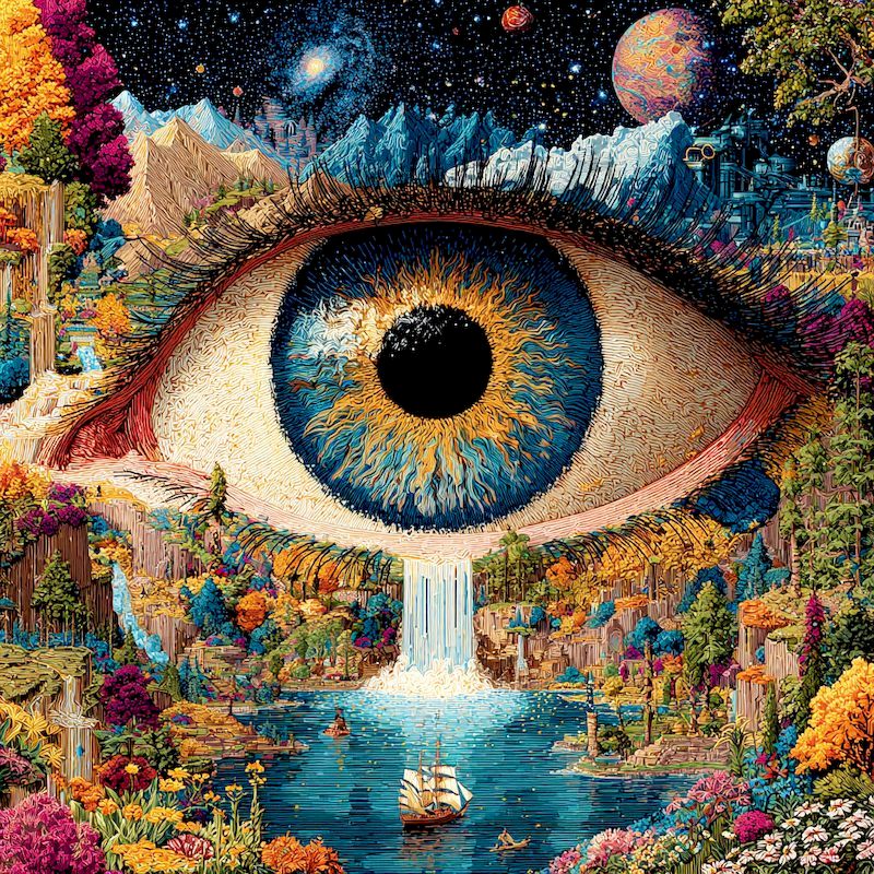 Art Craft Idea - GATYZTORY Augen-Malerei nach Zahlen, handgemalt, DIY-Bastelset,