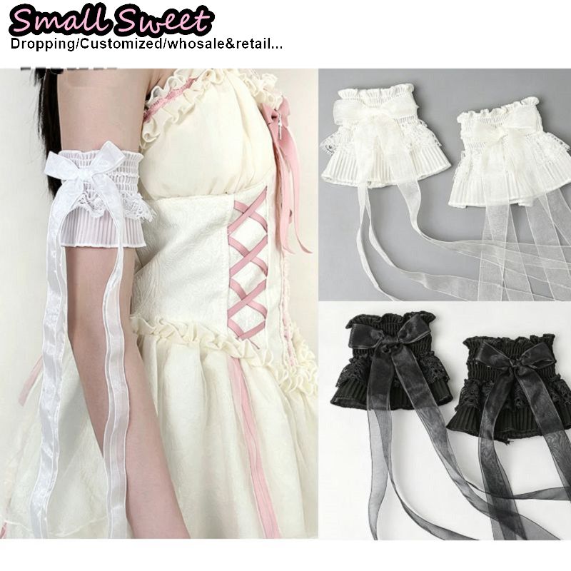Art Craft Shop - Damen Y2K Yami Kawaii Mädchen Spitzenbesatz