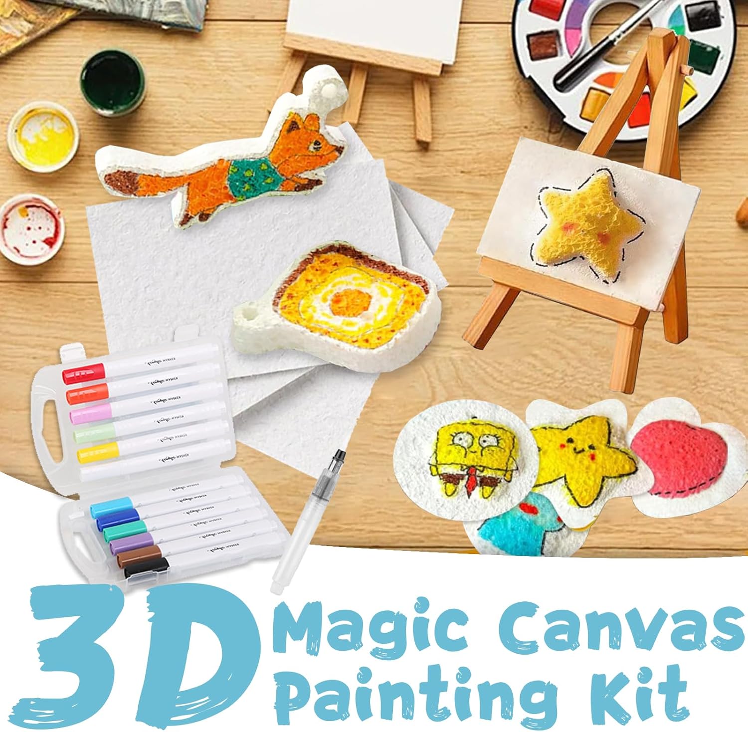3D Puffy Foam Texture Malerei  – Art Craft Kids Bewertung und Preis