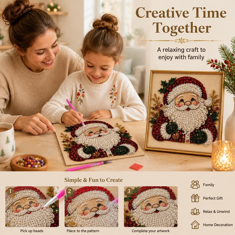 Weihnachtsmann Perlen-Kunst DI – Art Craft Kids Bewertung und Preis