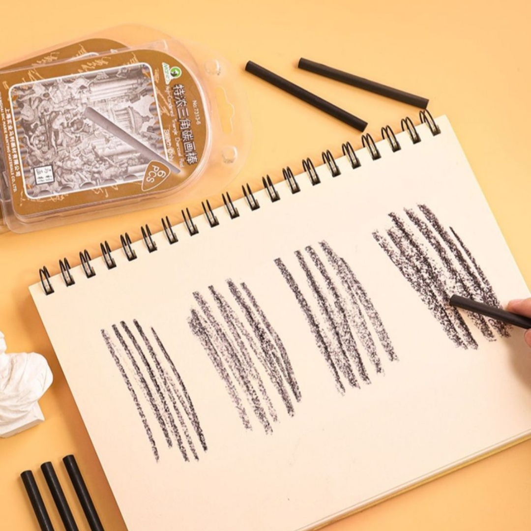 Dreieckiger Zeichenstift aus H – Sketching Charcoal Set Bewertung und Preis