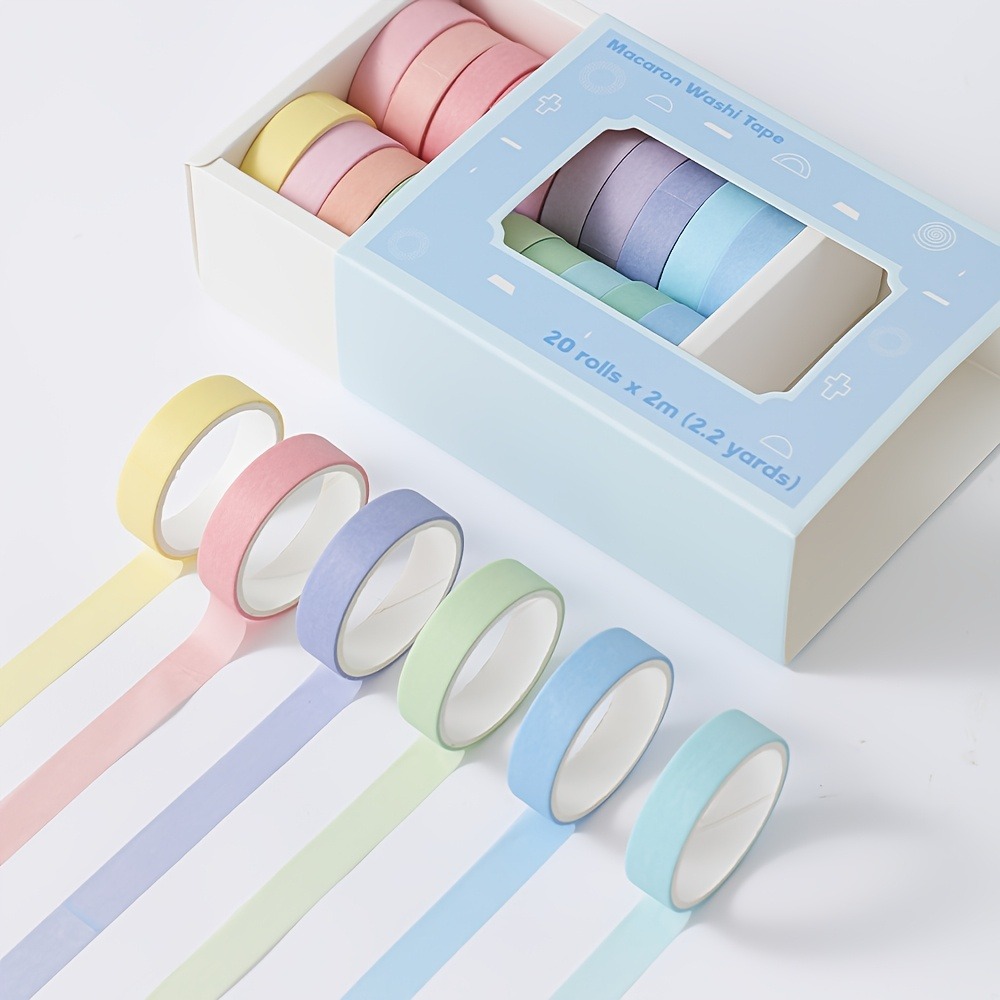 20 Rollen Macaron-Klebeband, 1 – Art Craft Stationery Bewertung und Preis