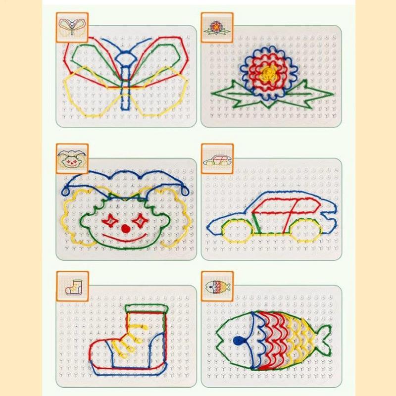 Fadenbrett für Kinder, buntes  – Art Craft Toddler Bewertung und Preis