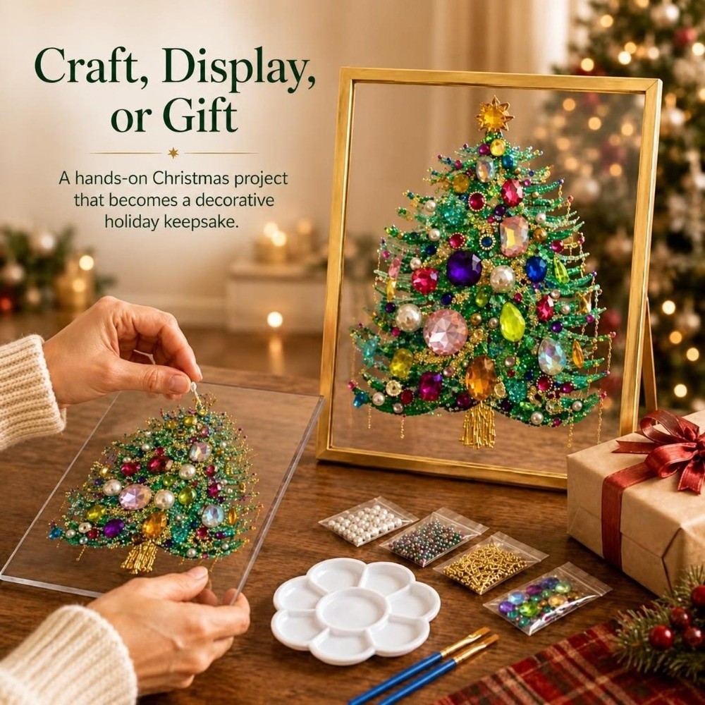 1 Set DIY Weihnachtsbaum-Kunst – Art Craft Tree Bewertung und Preis