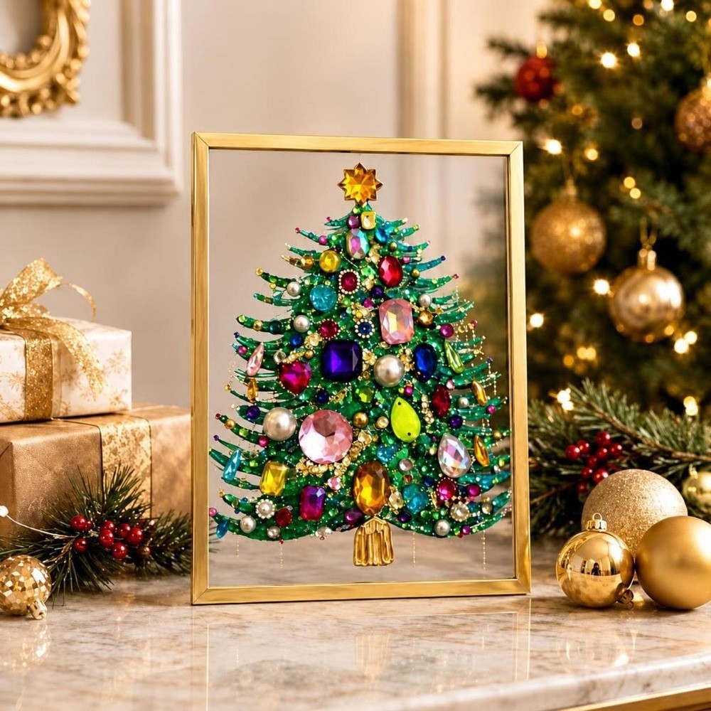 1 Set DIY Weihnachtsbaum-Kunst – Art Craft Tree Bewertung und Preis