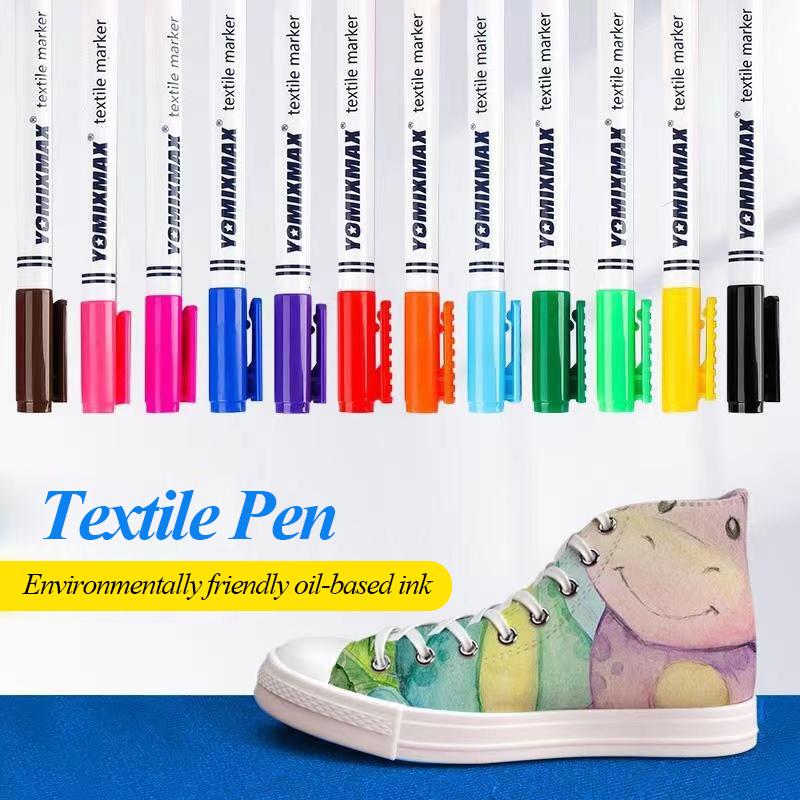 12 Farben Stoffmalstift-Set fü – Art Craft Stationery Bewertung und Preis