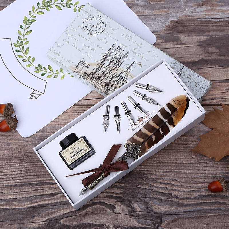 Retro Feder-Dip-Pen Schreibset – Art Craft Stationery Bewertung und Preis