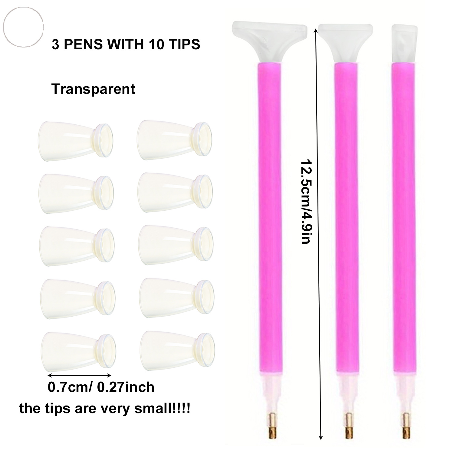 10 Silikonspitzen & 3 Stifte D – Art Craft Shop Bewertung und Preis